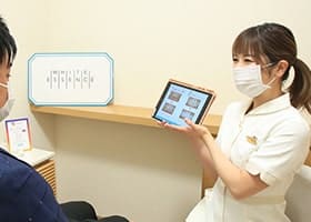 カウンセリング担当スタッフが詳しくお話を伺います